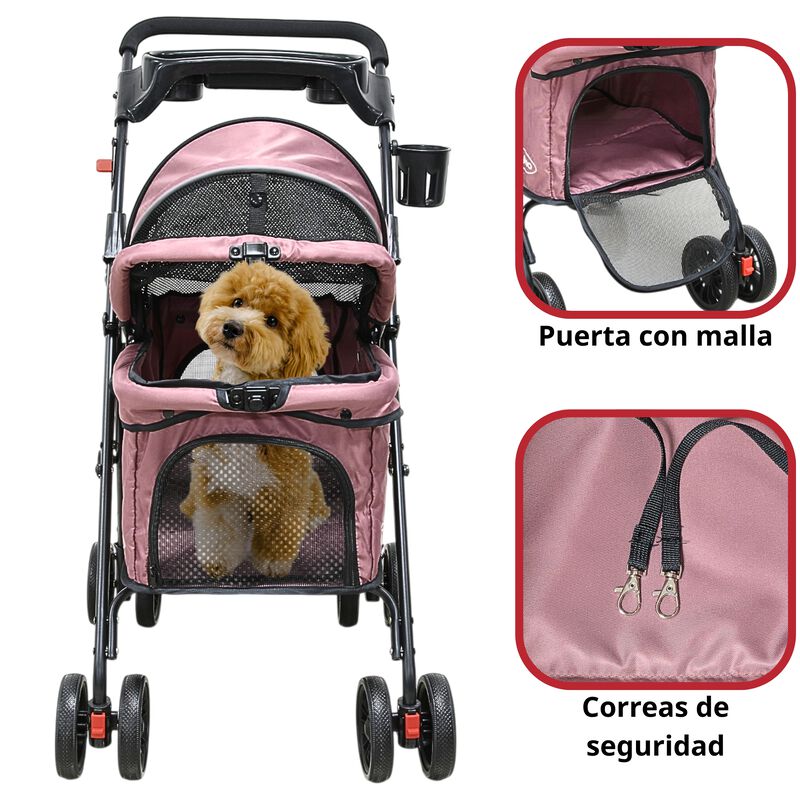 Carriola para Mascotas Cochecito para Perros y ... image number null