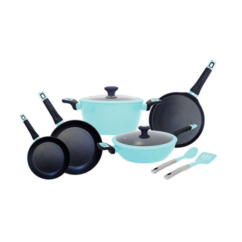Batería de Cocina FOODE set 9 piezas color azul image number null