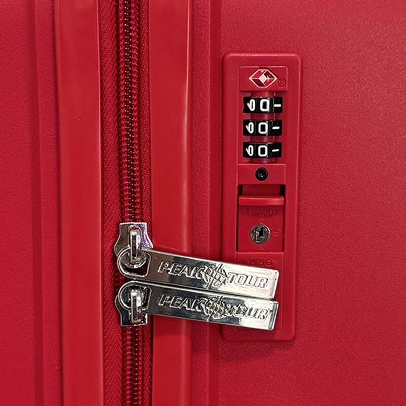 MALETA CABINA VIAJE MYKONOS R&Iacute;GIDA DE 20" ROJA image number null