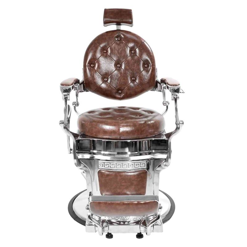 Sill&oacute;n G&oacute;tico Premium Barberia Lujo Robusto Pel... image number null