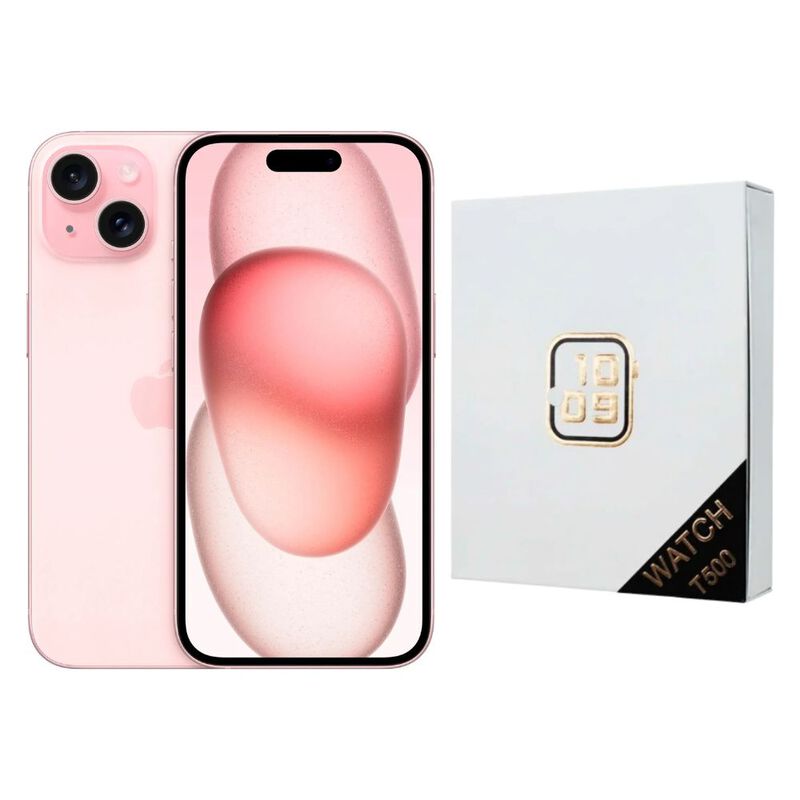 iPhone 15 128GB Rosa CHIP Reacondicionado m&aacute;s R... image number null