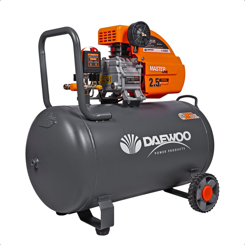 Daewoo Compresor de Aire 100 Litros 2 HP 8 Bar/... image number null