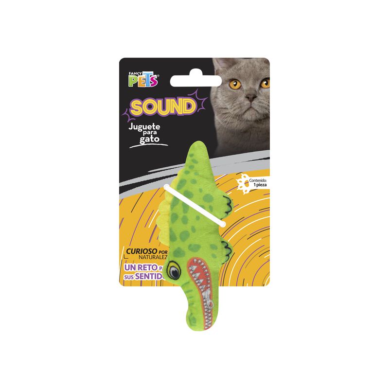 Fancy Pets Juguete Cocodrilo Para Gato Con Soni... image number null