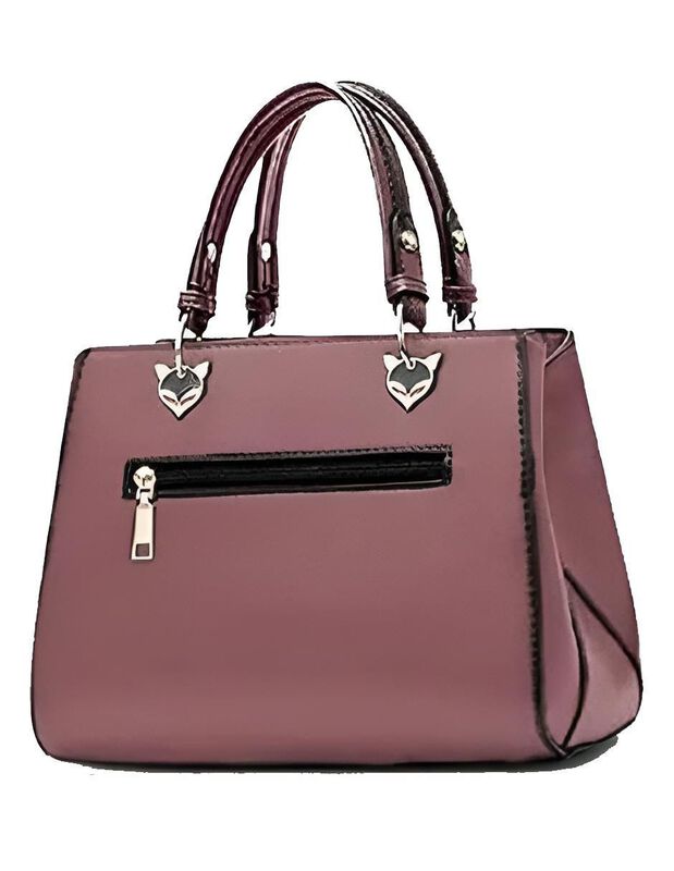 Bolsa Frame Pink Brule De Cuero Para Mujer image number null