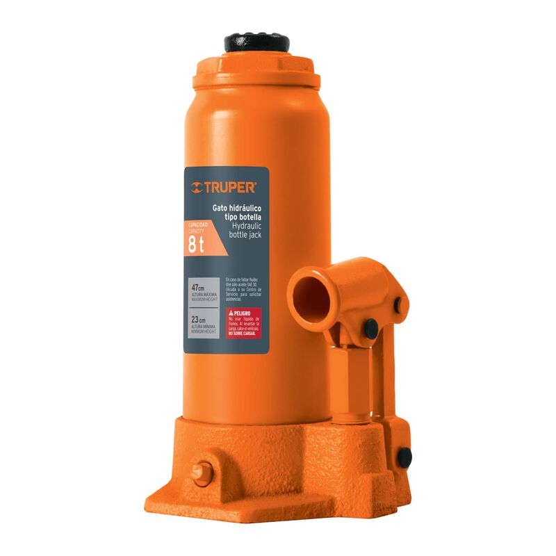 Gato Hidr&aacute;ulico de Botella de 8 Ton Truper image number null