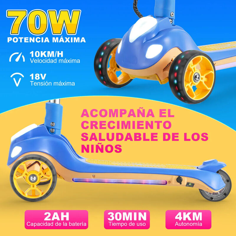 Scooter El&eacute;ctrico Infantil Honey Whale RM2 Pro ... image number null