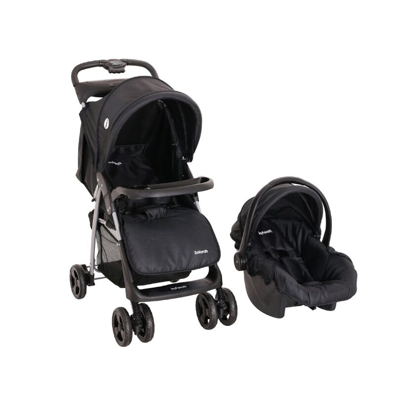 Carriola Solarah Con Portabeb&eacute; Plegable Y Charo... image number null