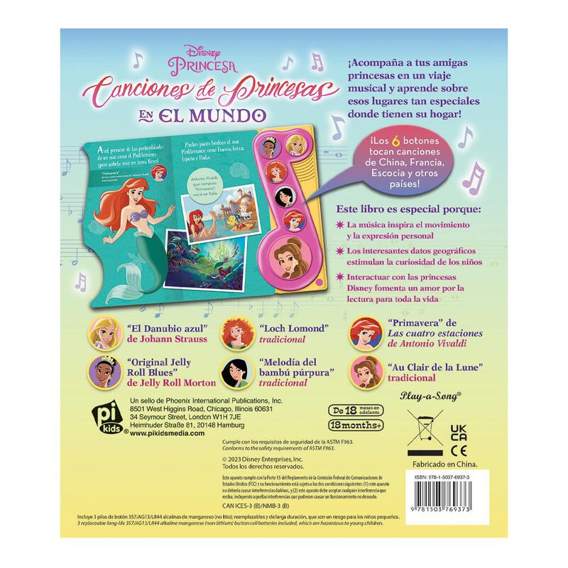 Disney Princesa: Canciones de Princesas en El M... image number null