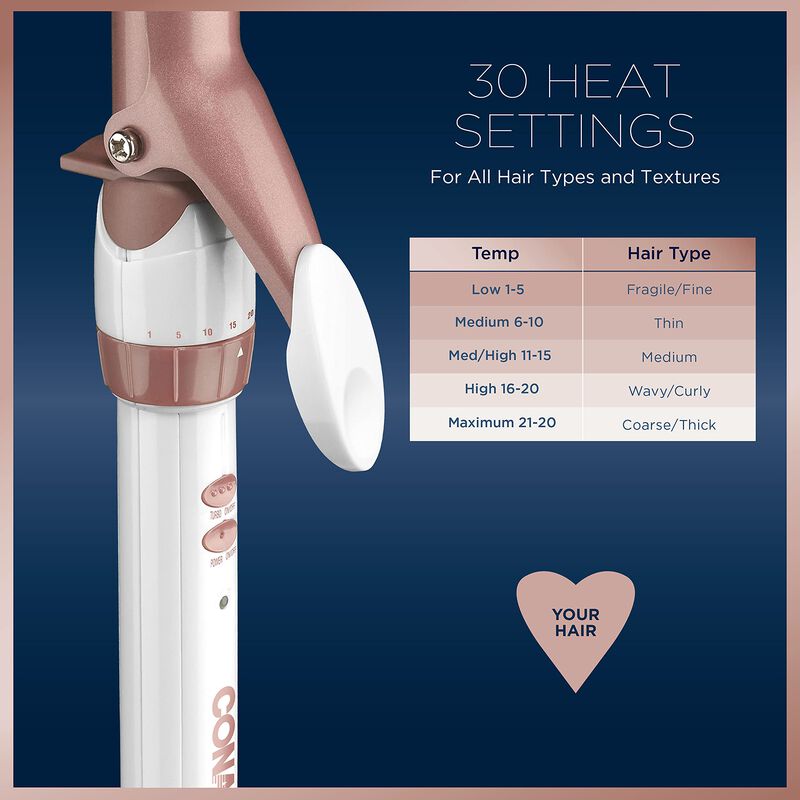 Curling Iron Conair, Doble Barril De Cer&aacute;mica D... image number null