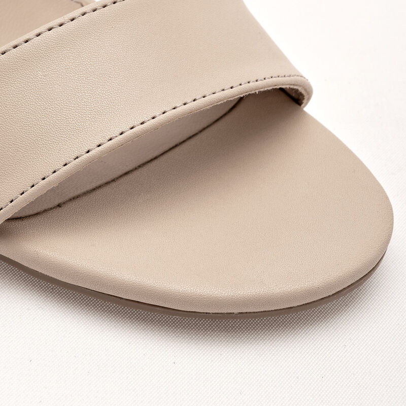 Lady Paulina Zapatilla Abierta Para Mujer Beige... image number null