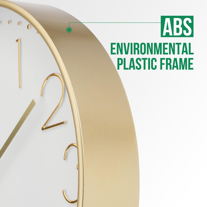 Reloj De Pared Bakbrand De 25 Cm, Silencioso Y ... image number null