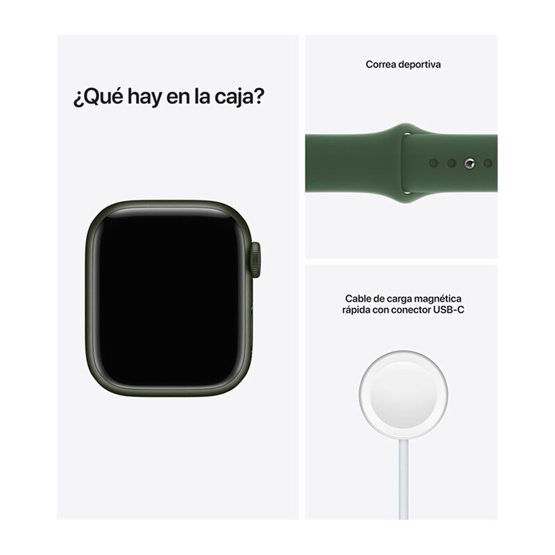 Apple Watch Serie 7 41mm Verde (Reacondicionado... image number null