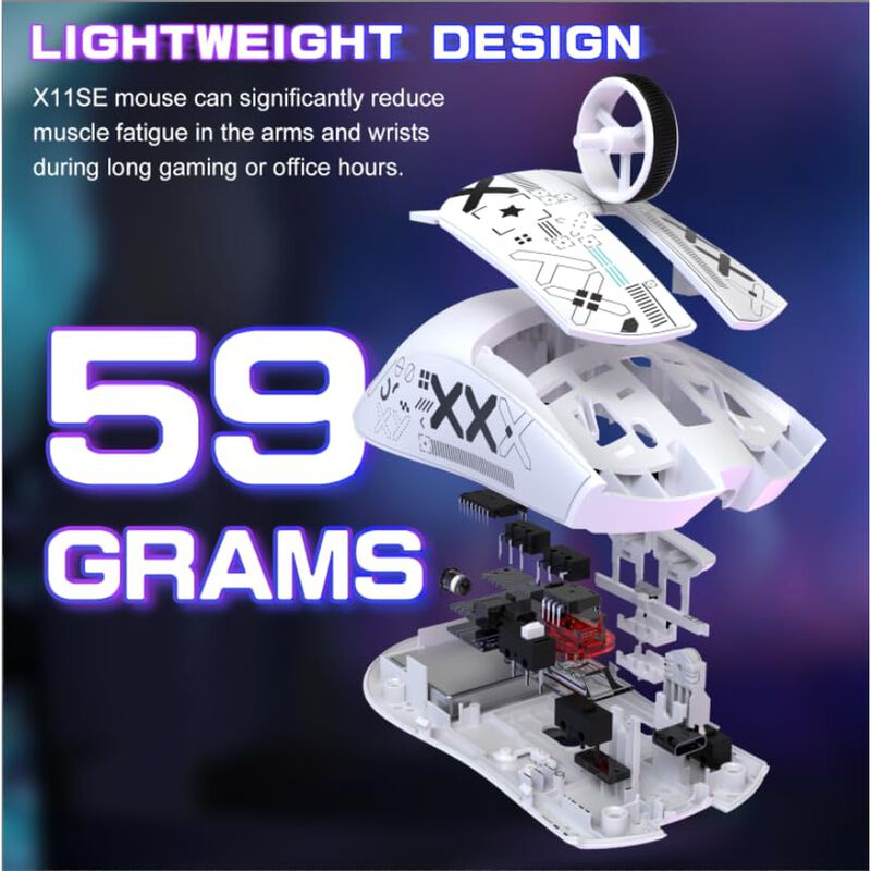 Rat&oacute;n Gamer Inal&aacute;mbrico Attack Shark X11se Ultr... image number null