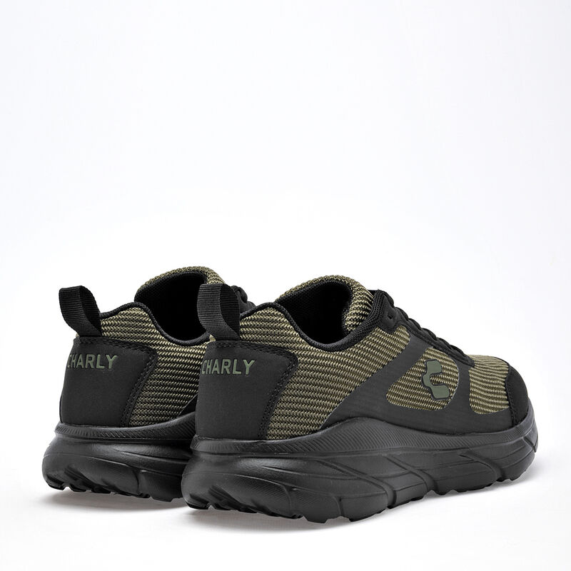 Charly Tenis urbano para hombre. Olivo negro image number null