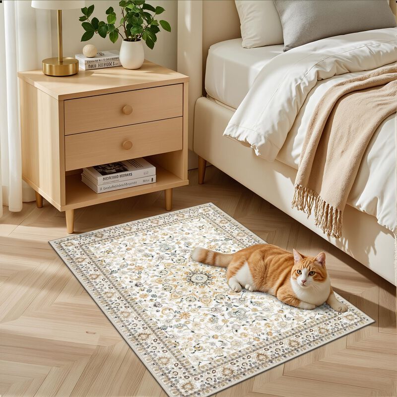 Alfombra Expedix 91 Cm X 61 Cm Lavable Vintage ... image number null