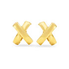 Arracadas 2begold Amarillo (925+1/10 14k) (10mm Aprox)