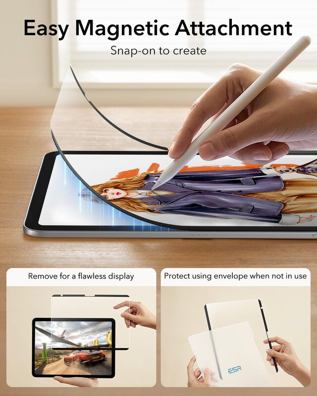 Protector De Pantalla Esr Paper-feel Magnetic P... image number null