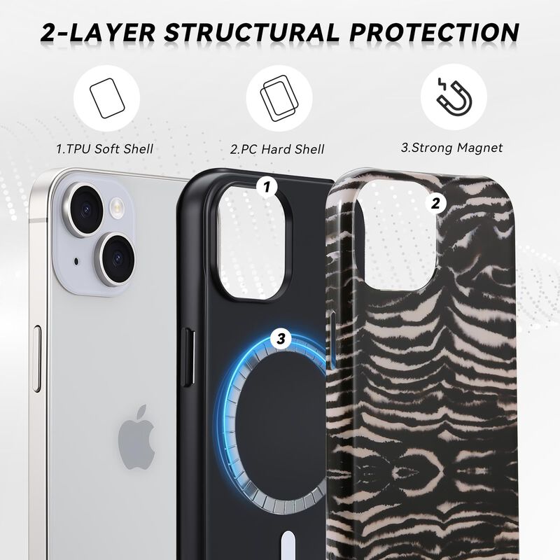 Funda Fourmor Para iPhone  15 - Carga Inal&aacute;mbri... image number null
