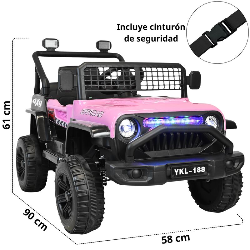 Montable Electrico Camioneta para Niños con Luz... image number null