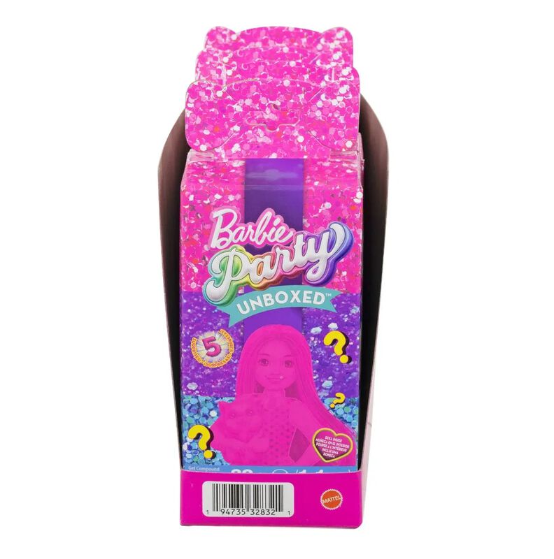 BARBIE PARTY UNBOXED MU&Ntilde;ECA CHELSEA FIESTA GLAM... image number null