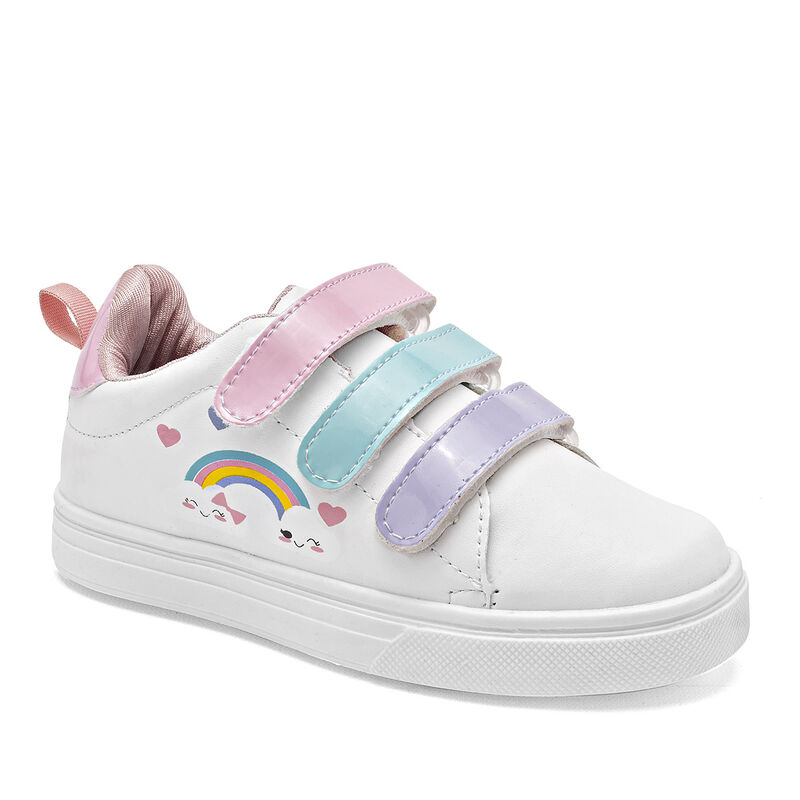 C>Libre Tenis urbano para ni&ntilde;a blanco multicolo... image number null