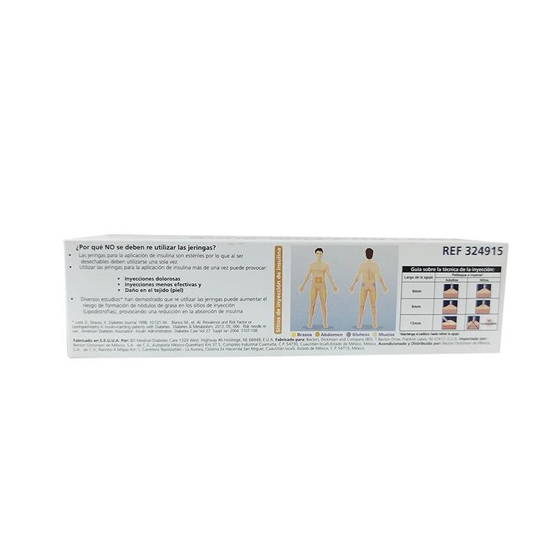 Jeringa Deschable Para Insulina Bd Ultra Fine 1... image number null