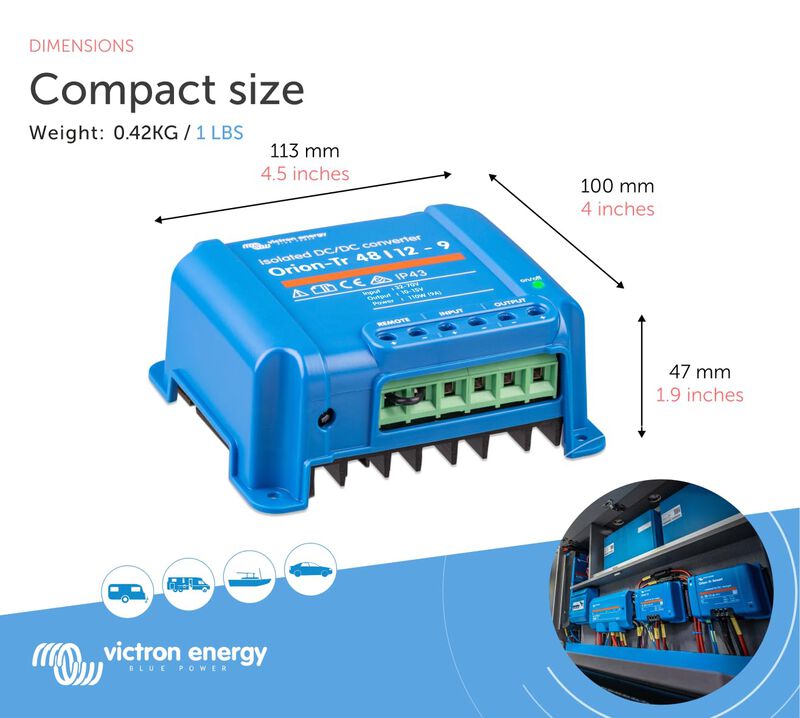 Convertidor De Cc A Cc Victron Energy Orion-tr ... image number null