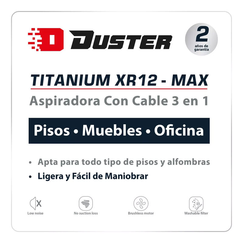 Aspiradora Duster DUS XR12 Max image number null