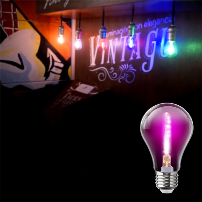 Pack de 6 focos LED Aksi 1W A19 Estela de luz B... image number null