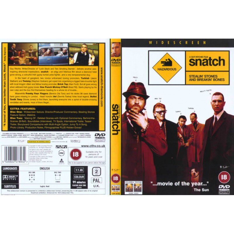 Snatch [reino Unido] [dvd] (2000) image number null