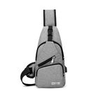 Mochila Cruzada Antirrobo Impermeable Gris Bluelander