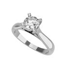 Anillo de Compromiso de 14K con Diamante de Laboratorio 0.20 CT F VS1 Talla 10 ORO BLANCO 14K &ndash; / M1211-20-14W-LG-10