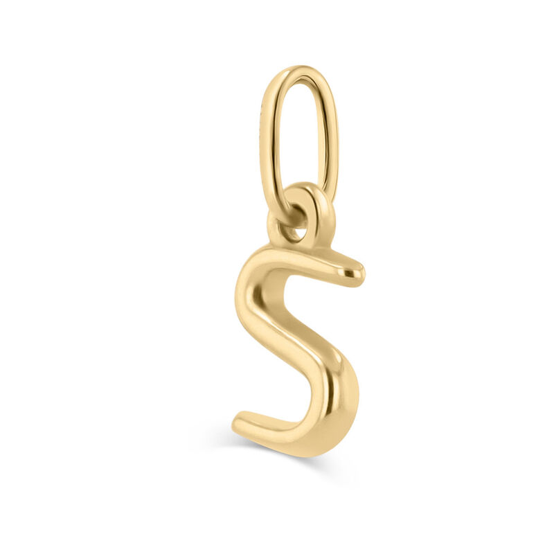 Dije De Oro Amarillo De 10K (Letra S) Sin Caden... image number null