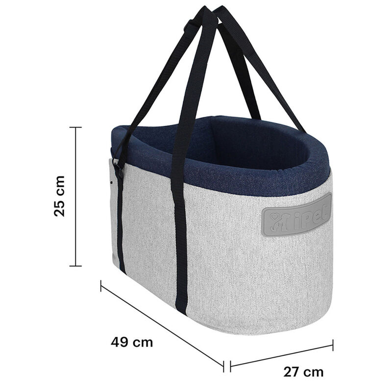 Bolsa transportadora para perro y gato Azul con... image number null