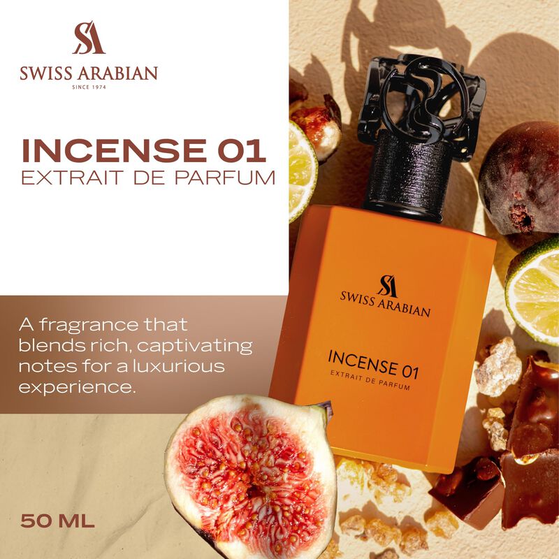 Eau De Parfum Incense 01 Swiss Arabian 50 ml image number null