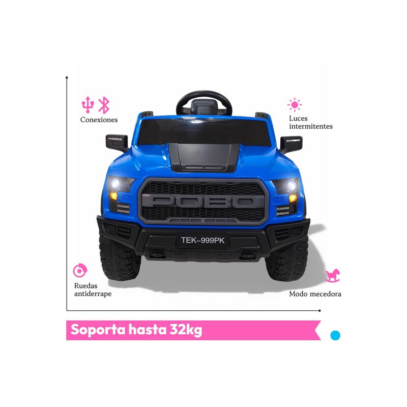 Camioneta Pickup Montable El&eacute;ctrica 12v Para Ni... image number null
