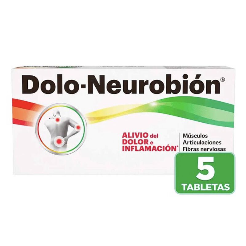 Dolo Neurobion caja 5 tabletas image number null
