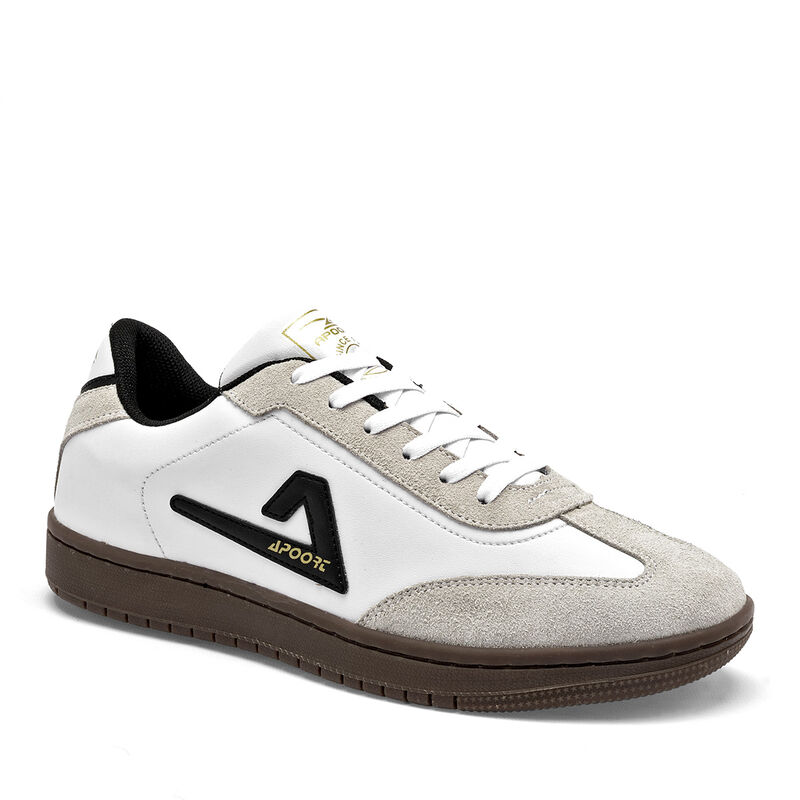 Apoort tenis para hombre blanco gris cod 141116... image number null