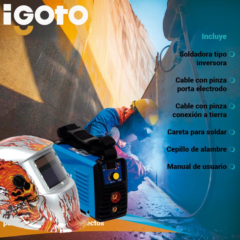 Soldadora/Inversora Microalamb 200A MINI-200 + ... image number null