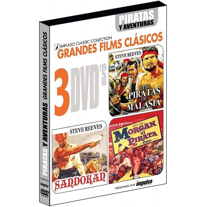 Grandes Films Cl&aacute;sicos: Piratas Y Aventuras [dv... image number null