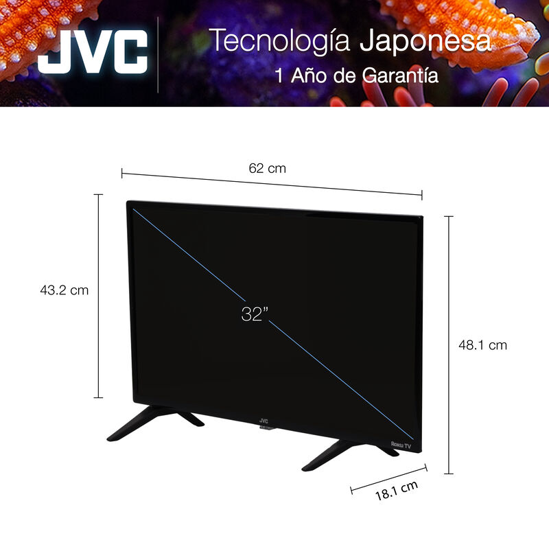 Pantalla  Jvc   Smart Tv 32 Pulgadas  Hd Led  R... image number null