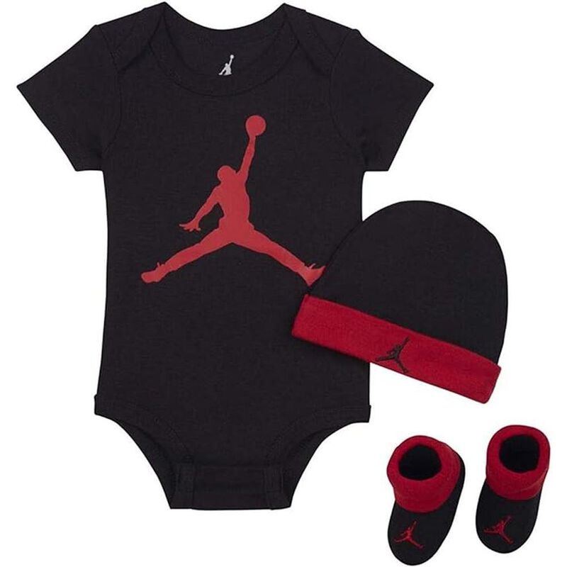 Infant Jumpman, Jordan , Juego de 3 piezas, neg... image number null