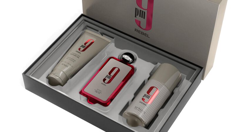 Set De Regalo De Perfume Afnan 9 Pm Rebel 100ml... image number null