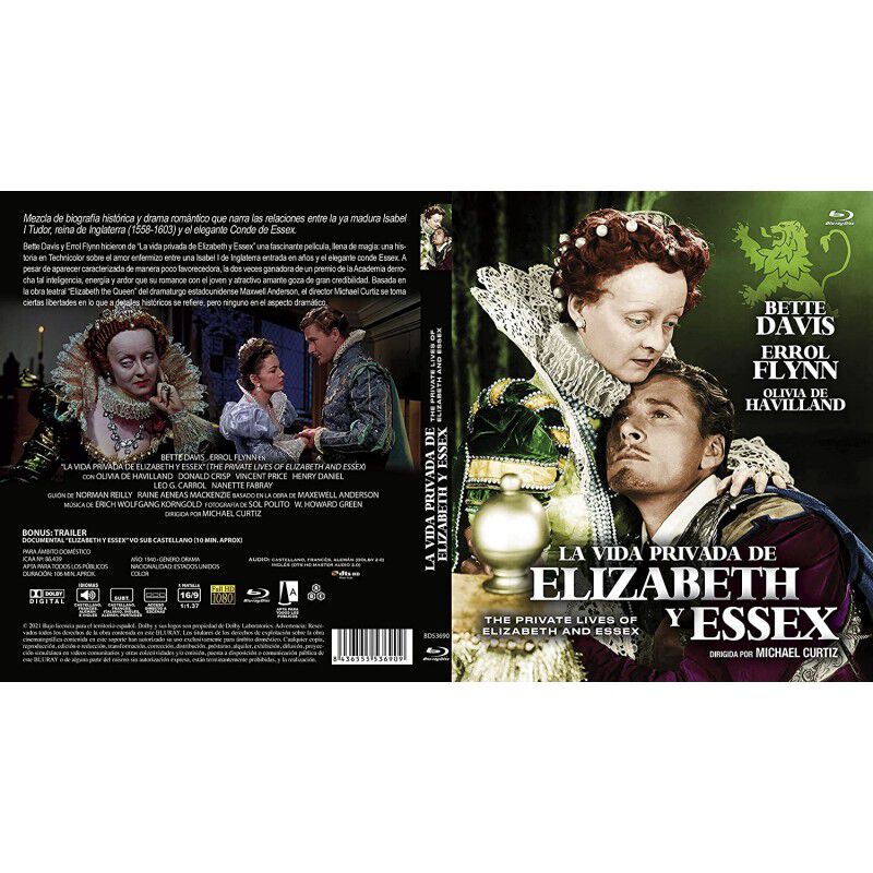 La Vida Privada De Elizabeth Y Essex [blu-ray.]... image number null