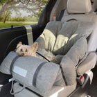 Autoasiento para perro y gato Gris