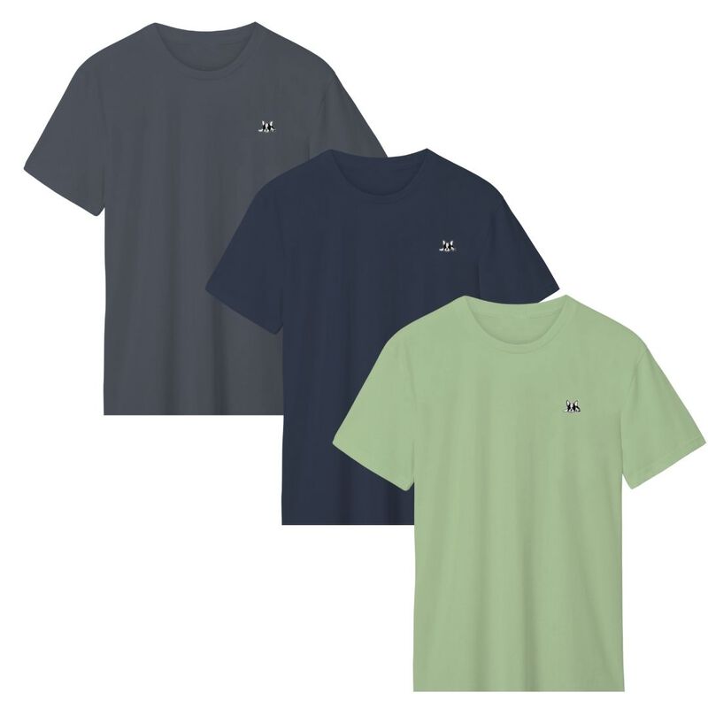 Set de 3 playeras Bark and Hide Playera Para Ho... image number null