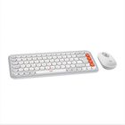 Combo Inal&aacute;mbrico De Teclado Y Rat&oacute;n Logitech Pop Icon Blanco