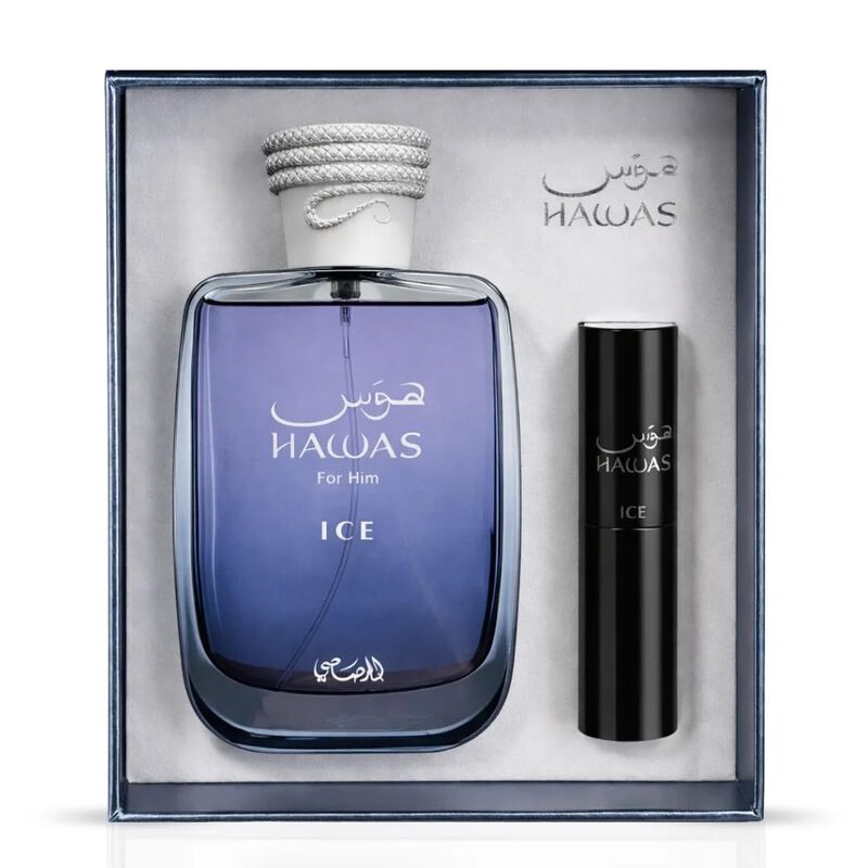 Perfume Rasasi Hawas Ice Hombre 108 Ml Set Viaj... image number null