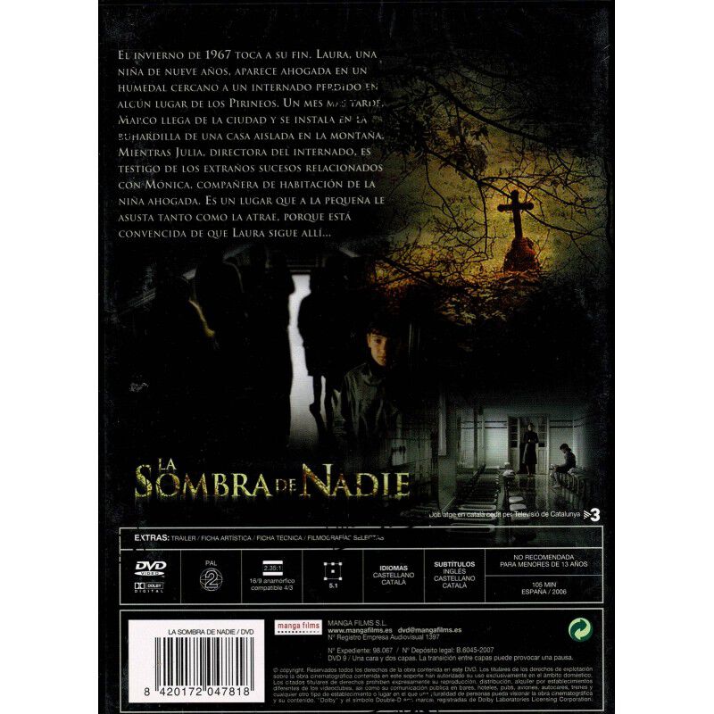 La Sombra De Nadie 2006 Dvd image number null