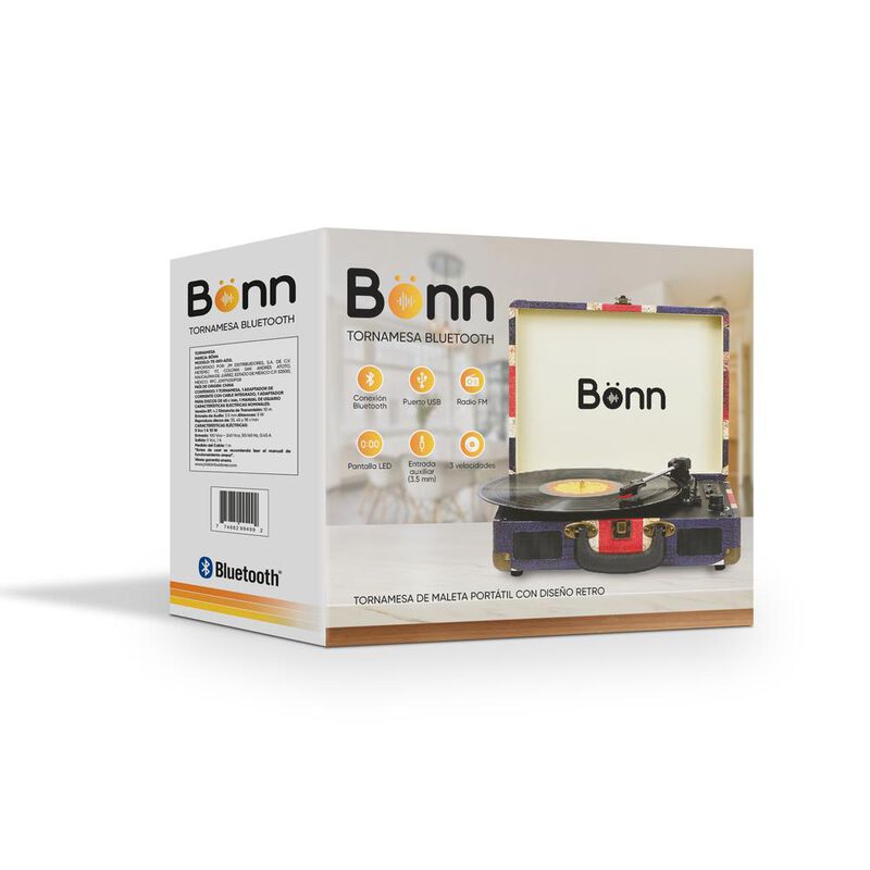Maleta Tocadiscos Bluetooth Bonn -UK image number null
